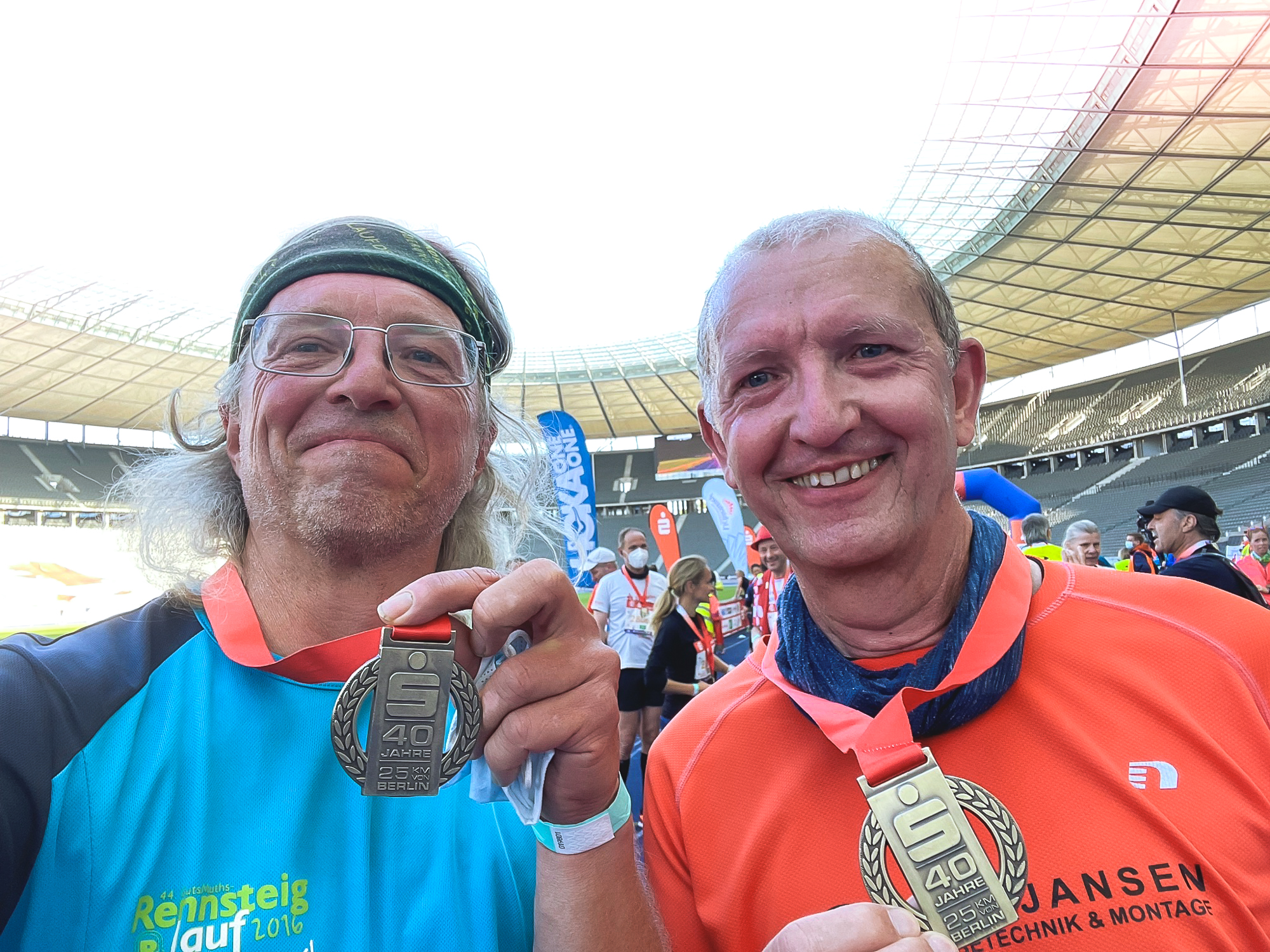 BEWATEC Mitarbeiter bei Berlin Marathon, Ralf Böhm, Ludger Pölking